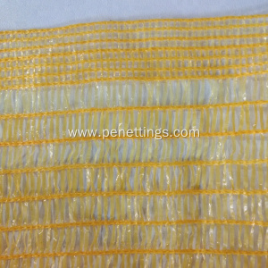 PE material orange safety alert road barrier net